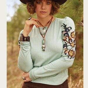 Double D Ranch Lenora long sleeve tee Size Small